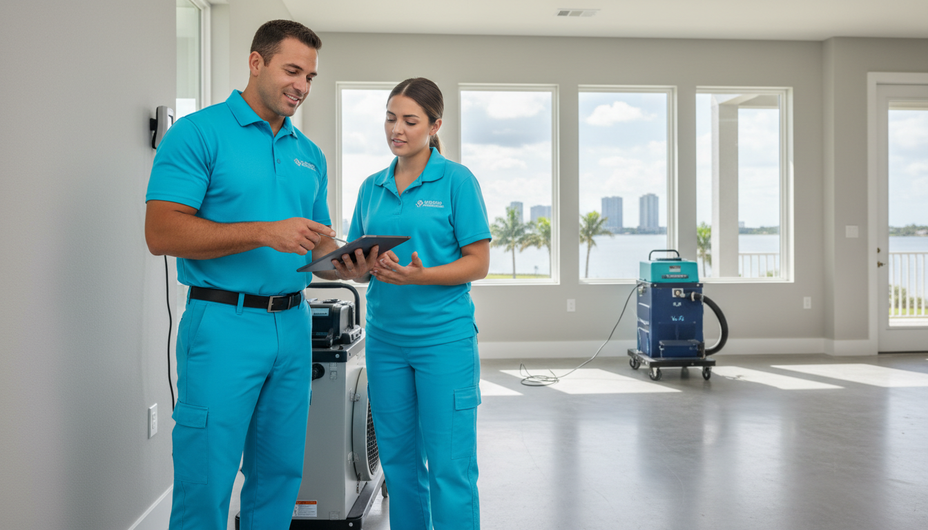 water damage restoration services in Beach Park